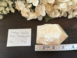 Orange Calcite Raw Standing Point #2