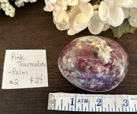 Pink Tourmaline Palm #2