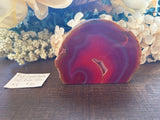 Agate Cut Base Dyed Pink #4