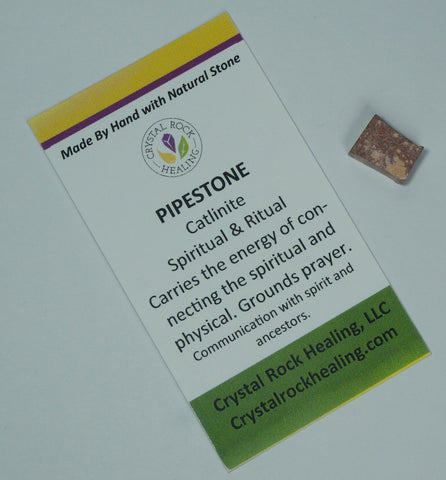 Pipestone (Catlinite) Pocket Stone