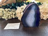 Agate Cut Base Dyed Purple #3