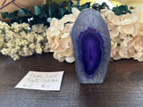 Agate Cut Base Dyed Purple #2