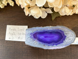Agate Cut Base Dyed Purple #2