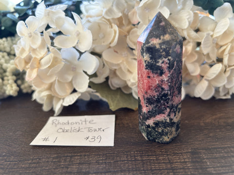 Rhodonite Obelisk Tower #1