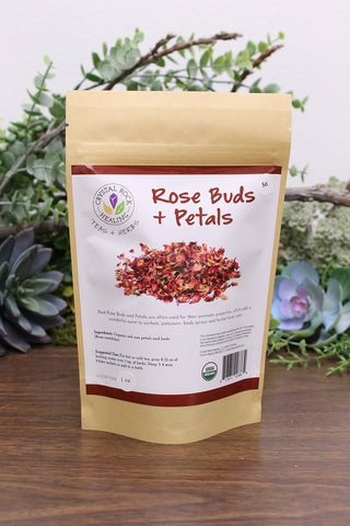 Rose Buds and Petals 1 oz Organic