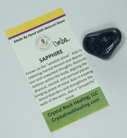 Sapphire Pocket Stone