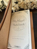 Notebook Journal - Spiral Goddess with Amethyst Crystal, Light Brown