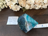 Agate Raw Standing Point Dyed Teal #3