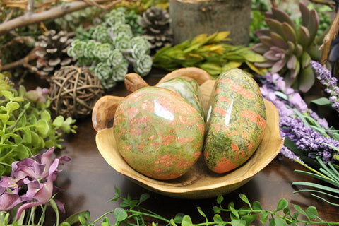 Unakite Therapy Stone