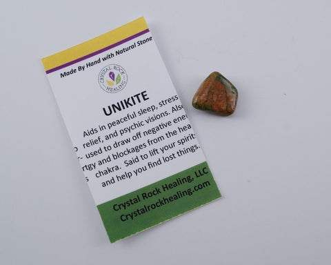 Unakite Pocket Stone