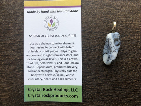 Medicine Bow Agate Pendant