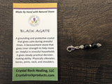Black Agate Charm