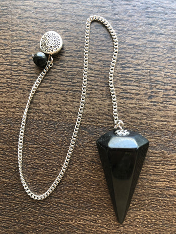 Black Obsidian Pendulum