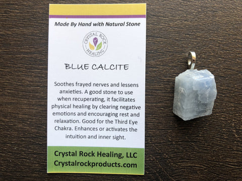 Blue Calcite Pendant