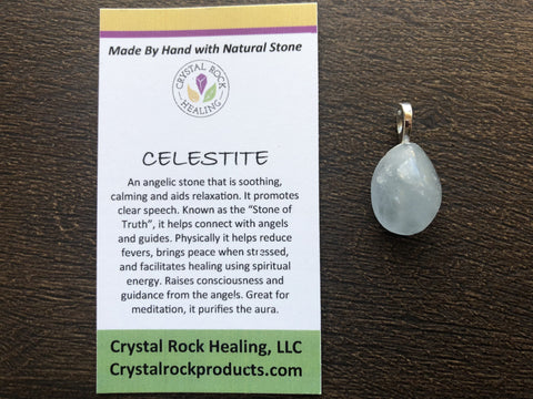 Celestite Pendant