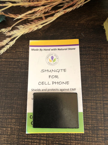 Shungite Cell Phone Piece Square - Medium