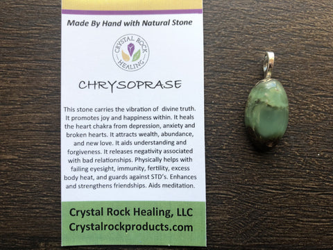 Chrysoprase Pendant