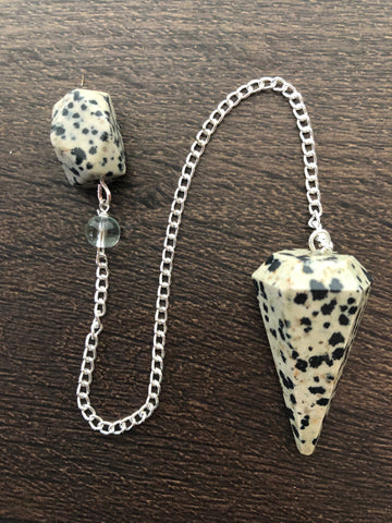 Dalmation Jasper Pendulum