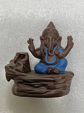 Ceramic Backflow Incense Burner-Ganesh