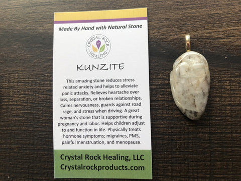 Kunzite Pendant