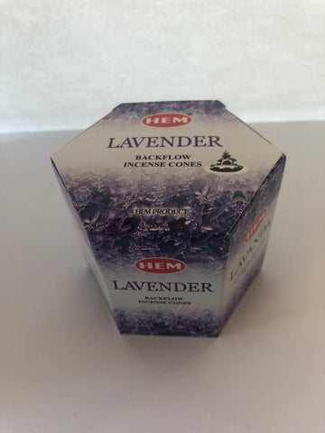 Backflow Hem Incense Cones-Lavender