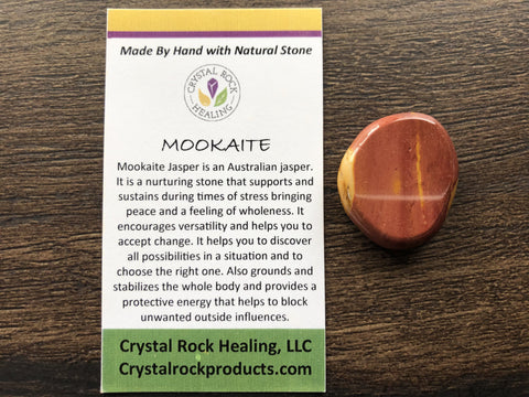 Mookaite Oval Pocket Stone Medium