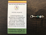 Moss Agate Charm