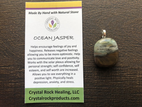 Ocean Jasper Pendant