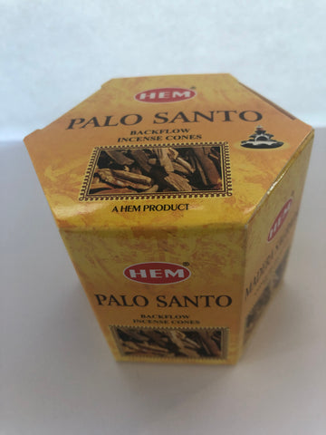Backflow Hem Incense Cones-Palo Santo