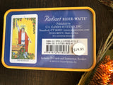 Radiant Rider-Waite Tarot Cards in a Tin