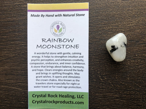 Rainbow Moonstone Pocket Stone