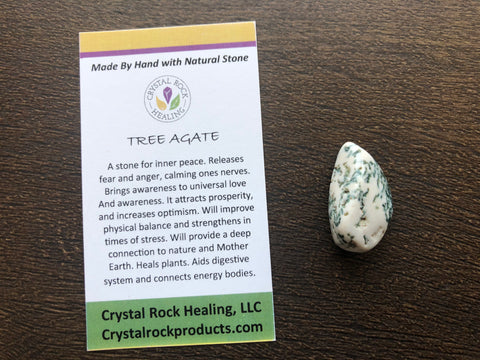 Tree Agate Pocket Stone