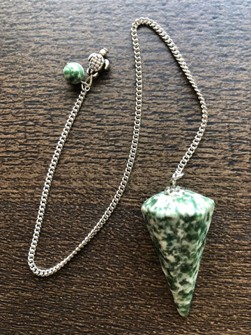 Tree Agate Pendulum
