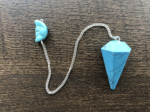 Turquoise Howlite Pendulum