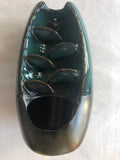 Ceramic Backflow Incense Burner -Cascading Leaves