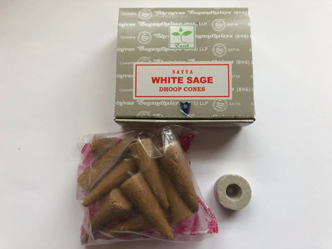 White Sage Dhoop Cones